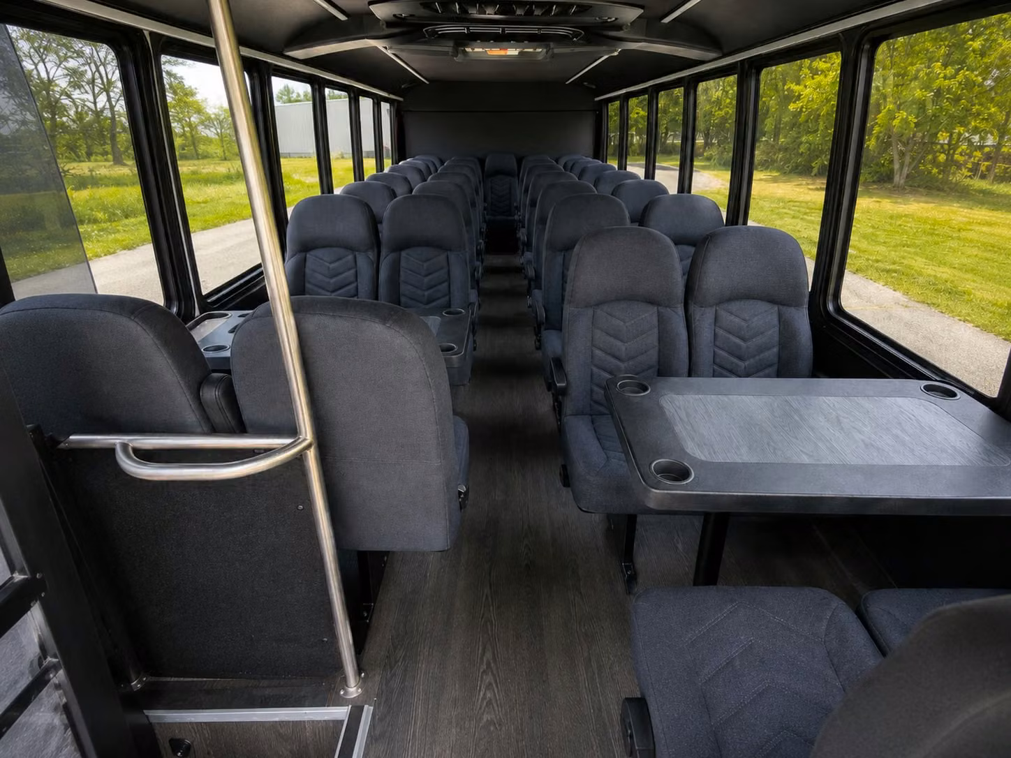 15 passenger minibus inside
