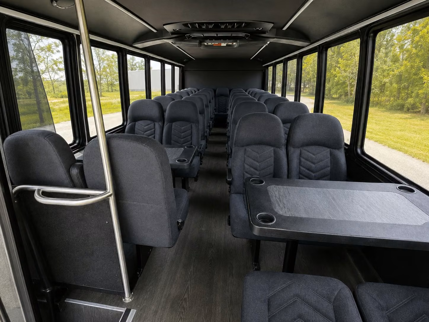 15 passenger minibus interior