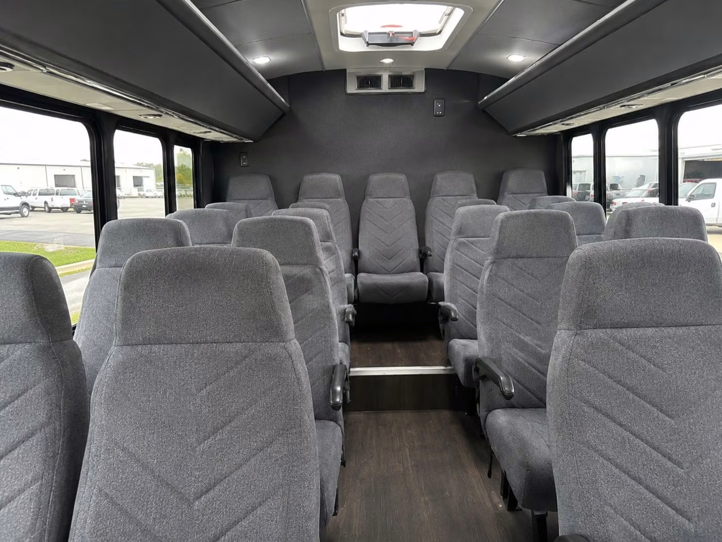 18 passenger minibus inside