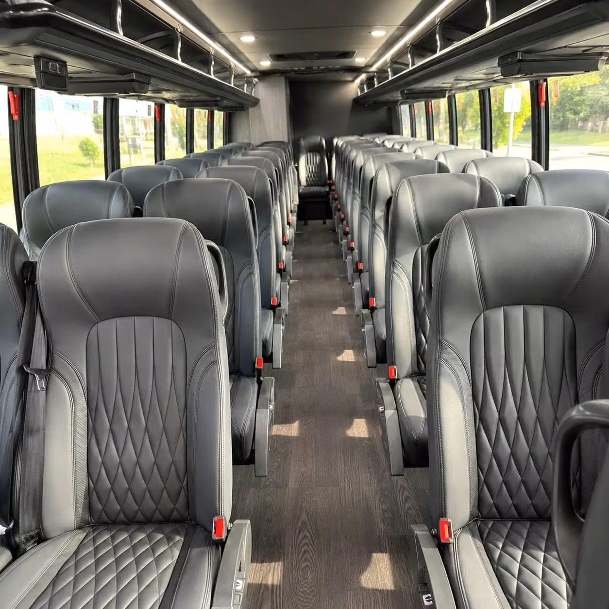 25 passenger minibus inside