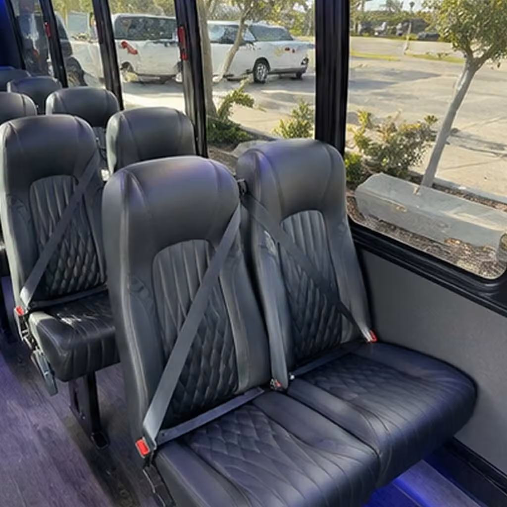 28 passenger minibus inside