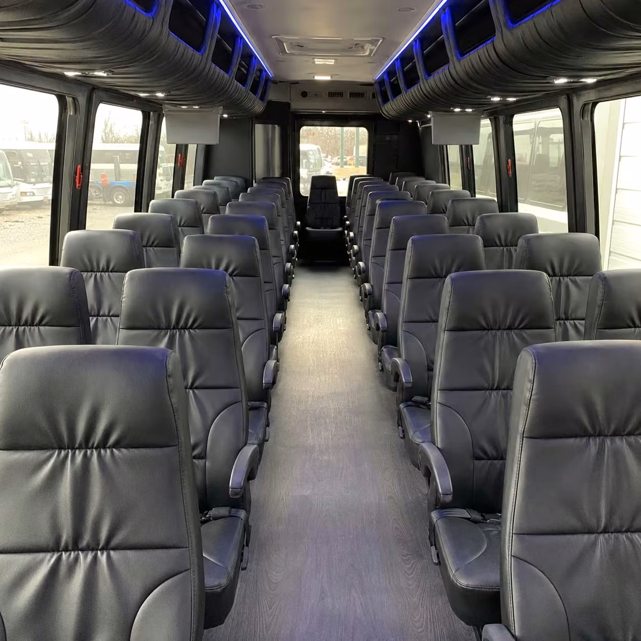 30 passenger minibus inside