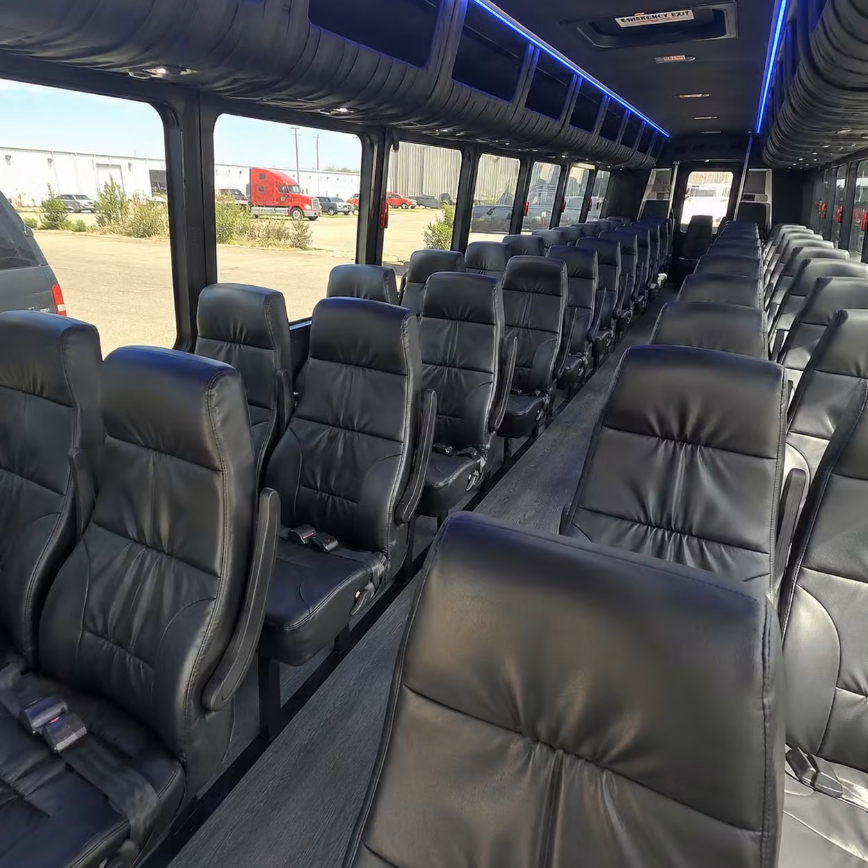 35 passenger minibus inside