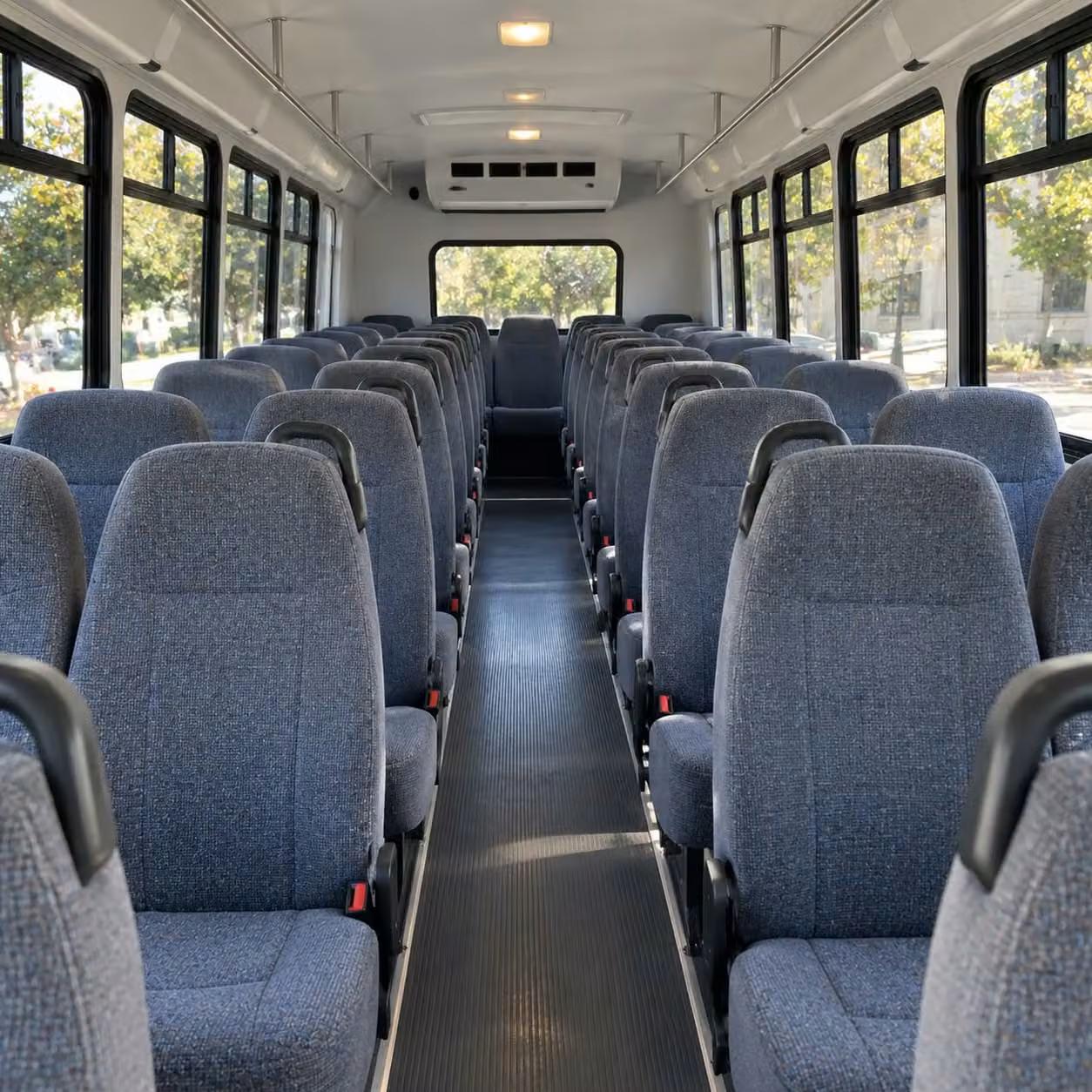 35 passenger minibus interior