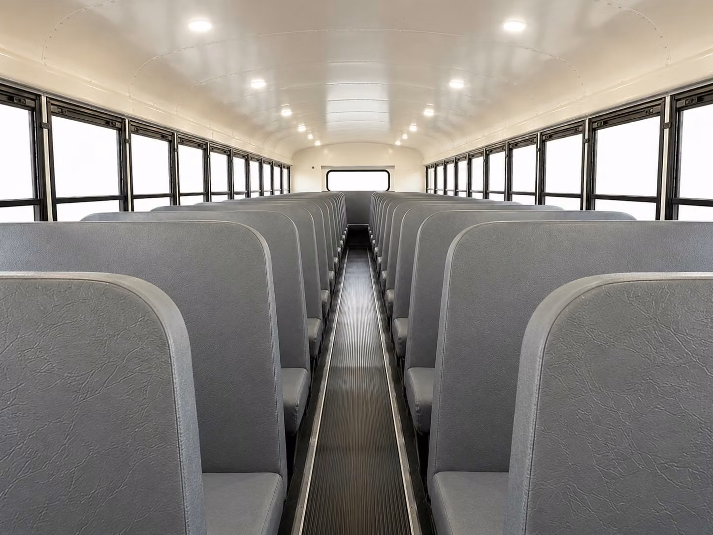 school bus interior